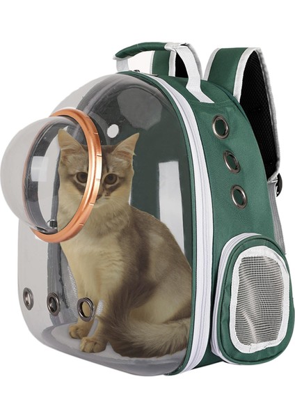 Pet Yavru Taşıyıcı Kapsül Sırt Çantası Yürüyüşü Taşıma Çantası Yeşil (Yurt Dışından) modelleri