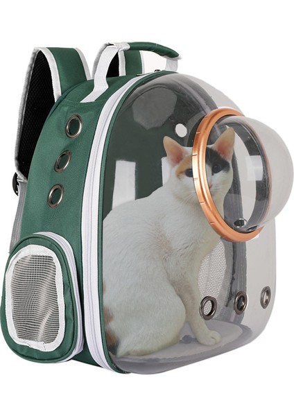 Pet Yavru Taşıyıcı Kapsül Sırt Çantası Yürüyüşü Taşıma Çantası Yeşil (Yurt Dışından) fırsatları