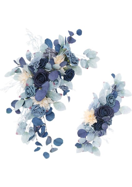 2pcs Swag Çiçeği Dekoru Mavi Için (Yurt Dışından) fiyatları