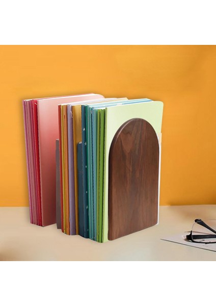 Kitap Aletleriörü Slip Book Ends Standüstü Raf Ceviz 13x8x1cm (Yurt Dışından)