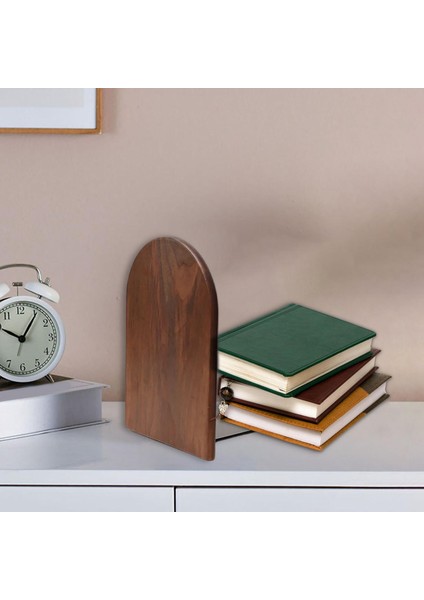Kitap Aletleriörü Slip Book Ends Standüstü Raf Ceviz 13x8x1cm (Yurt Dışından)