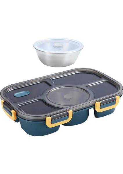 Taşınabilir Öğle Yemeği Kutusu Bento Kutusu Kase İle Mavi Yürüyüş Kampı Için Çok Fonksiyonlu (Yurt Dışından) fiyatları