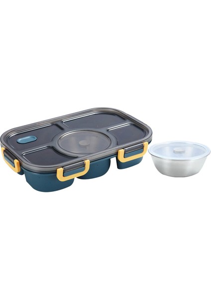 Taşınabilir Öğle Yemeği Kutusu Bento Kutusu Kase İle Mavi Yürüyüş Kampı Için Çok Fonksiyonlu (Yurt Dışından) modelleri