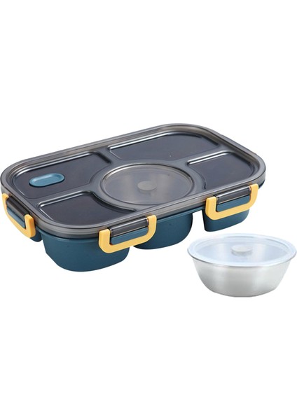 Taşınabilir Öğle Yemeği Kutusu Bento Kutusu Kase İle Mavi Yürüyüş Kampı Için Çok Fonksiyonlu (Yurt Dışından) fırsatları