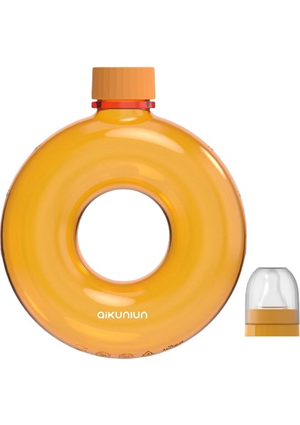 Seyahat Su Şişesi, Odası Için Su Sürahisi Isıya Dayanıklı Içme Şişesi, Ev, 350ml Turuncu (Yurt Dışından)