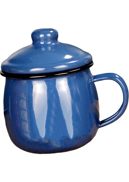 El Yapımı Emaye Kupa Kamp Restoran Yemek Odası Ofis Mavi Için Kupa Emayeware (Yurt Dışından) fiyatları