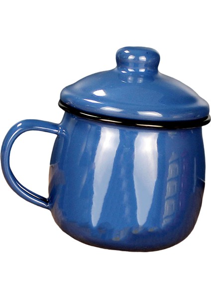 El Yapımı Emaye Kupa Kamp Restoran Yemek Odası Ofis Mavi Için Kupa Emayeware (Yurt Dışından) fırsatları