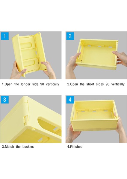 Çok Amaçlı Katlanır Depolama Sepeti Ofis Için Sarı Için Katlanabilir Depolama Kutusu (Yurt Dışından) modelleri