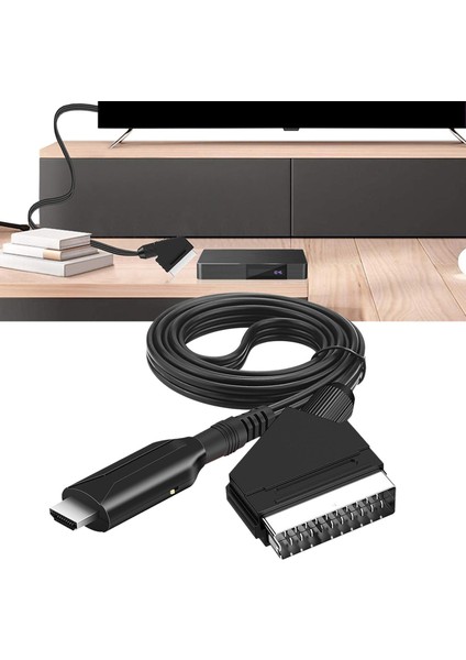 Dvd Tv Monitörü Için Profesyonelden Dönüştürücü Kablosuna, 1080p Video Ses Adaptörü Takın Ve Oynatın. (Yurt Dışından)