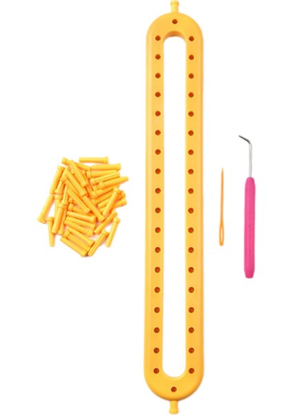 Örme Tezgah Seti Dıy Makinesi Ayarlanabilir Peg Eşarp Socling Şapkası Stili B Için El Yapımı (Yurt Dışından) fiyatları