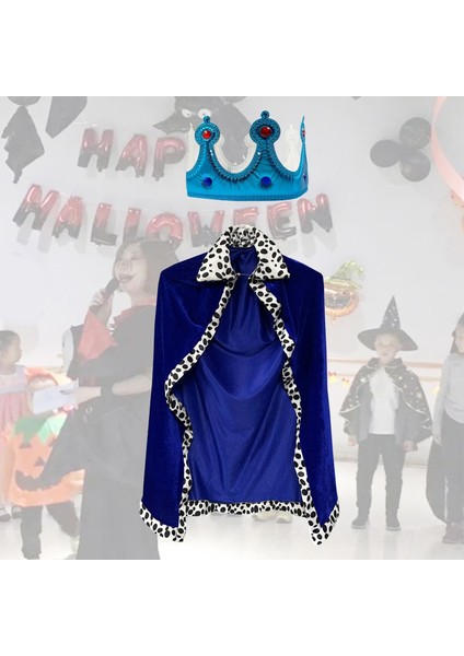 Kral Robe Cosplay Kids Cadılar Bayramı Kostümü Ortaçağ Prens Manto (Yurt Dışından)