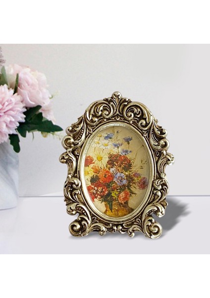 Fotoğraf Çerçevesi Fotoğraf Tutucu Tablo Merkez Parçası Tatil Masaüstü Resim Çerçeve Altın Dış Çerçeve 10cmx12cm (Yurt Dışından) fırsatları