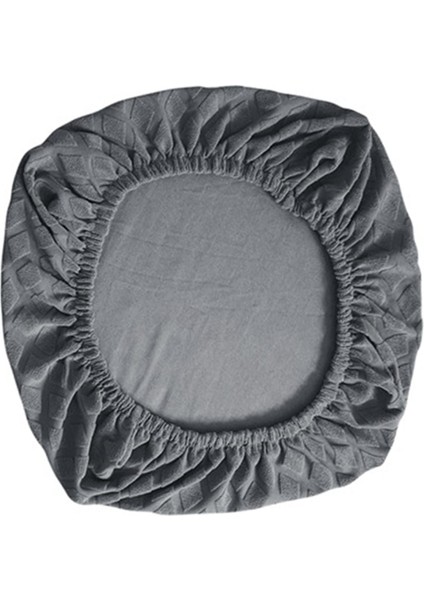 Sandalye Koltuk Kapağı Yemek Odası Sandalye Koltuk Slipcover Yeni Gri Için Uygun Elastik Kenar İle 38-48cm (Yurt Dışından)