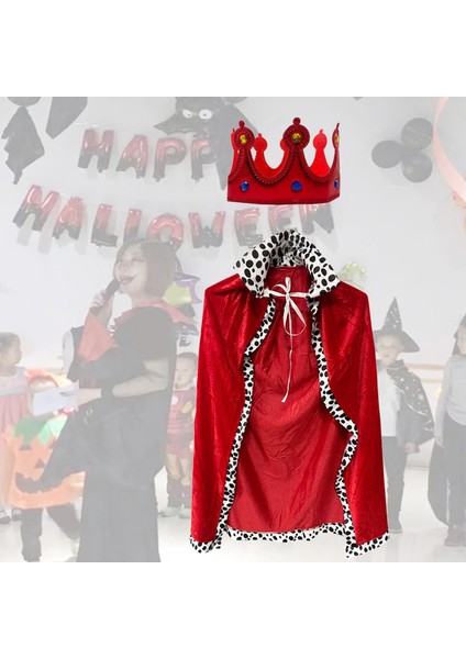 Cosplay Kids Cadılar Bayramı Kostüm Ortaçağ Prens Mantle Robe (Yurt Dışından)