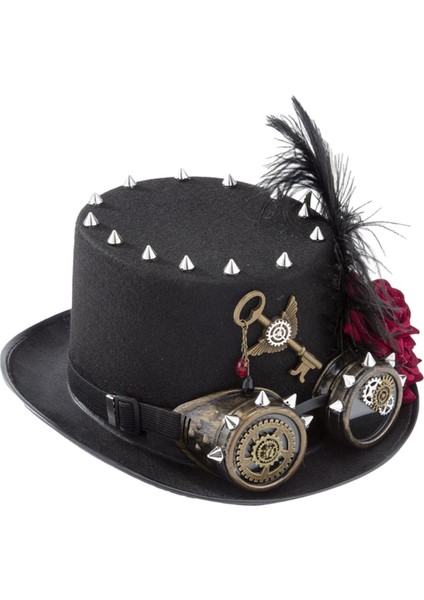 Erkek Kadın Steampunk Üst Şapka Vintage Steampunk Vites Parti Yenilik Öğesi (Yurt Dışından) fiyatları
