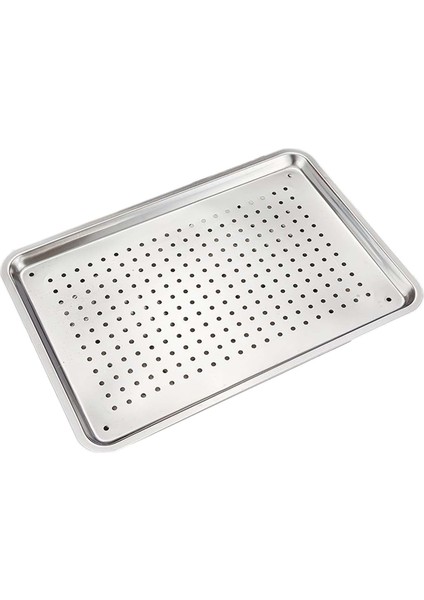 Paslanmaz Çelik Fırın Tepsisi Kurabiye Tabakası Fırın Tavası Aile Için 27cmx20cmx2.5cm Delik (Yurt Dışından) fiyatları
