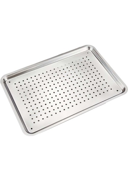 Paslanmaz Çelik Fırın Tepsisi Kurabiye Tabakası Fırın Tavası Aile Için 27cmx20cmx2.5cm Delik (Yurt Dışından) modelleri