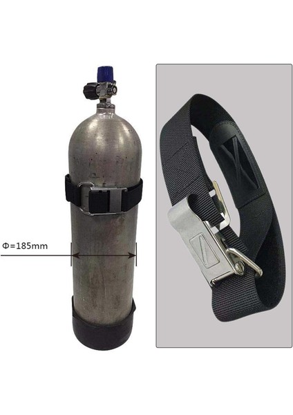 Tüplü Dalış Bcd Tank Kasık Kayış Bandı İle Kamubes İle Kaymaz, 1 Paket Tüplü (Yurt Dışından)