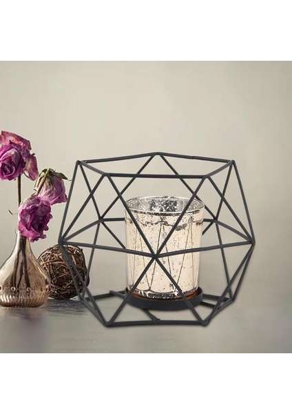 Tealight Mumlukları, Dekoratif Şamdan Mum Tutucu, Düğün Siyah Altın (Yurt Dışından) modelleri