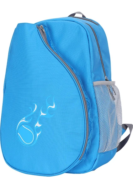 Tenis Raket Sırt Çantası Erkekler Dayanıklı Badminton Rucksack Spor Mavisi (Yurt Dışından)