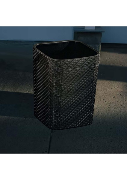 Çöp Kovası Kare Rattan Oda Tuvalet Mutfak Siyah (Yurt Dışından) modelleri