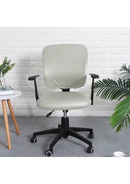 Bölünmüş Ofis Sandalye Kapağı Yıkanabilir Dönen Sandalye Koruyucusu Çıkarılabilir Streç Gri Koltuk+Sırtlık (Yurt Dışından) modelleri