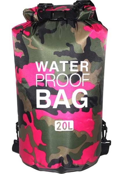 Su Geçirmez Sırt Çantası Depolama Torbası Yüzen Çanta Plaj Kanalı Balıkçılık 20l (Yurt Dışından)