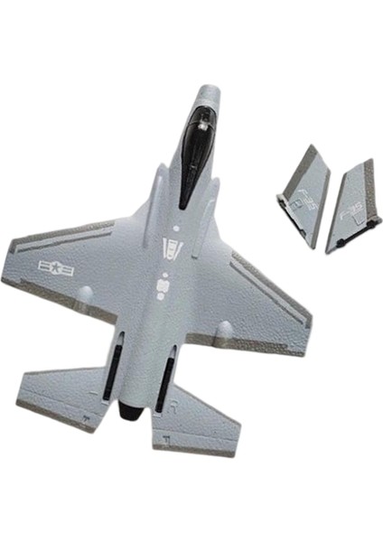 2.4g 4 Kanal Rc Uçak Köpük Düzlemi Açık Hava Oyuncaklar Erkekler Için F35 Gri (Yurt Dışından)