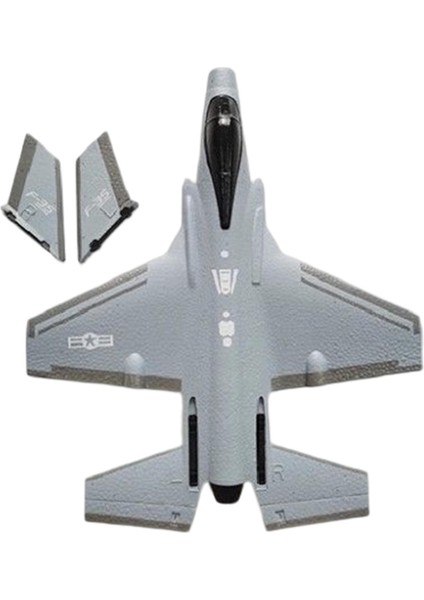 2.4g 4 Kanal Rc Uçak Köpük Düzlemi Açık Hava Oyuncaklar Erkekler Için F35 Gri (Yurt Dışından)