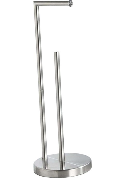 Tuvalet Kağıdı Tutucu Stand Banyo Paslanmaz Çelik Dispenser Depolama Argent (Yurt Dışından)