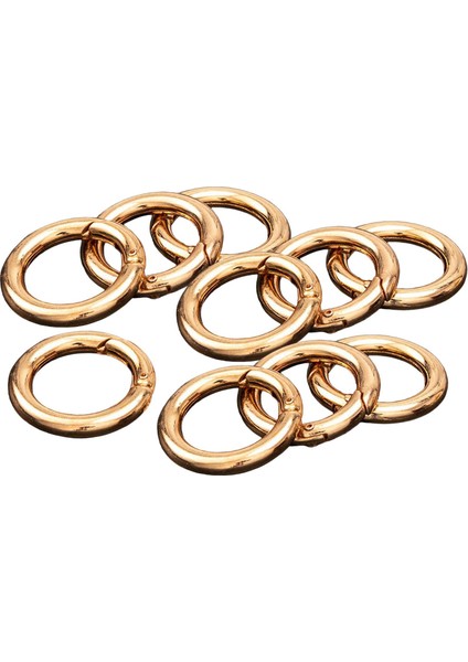 10pcs Yuvarlak Yay Snap Hooks Anahtar Zincirler Için Yay Karabinası Çanta Aureate 25mm (Yurt Dışından) fiyatları