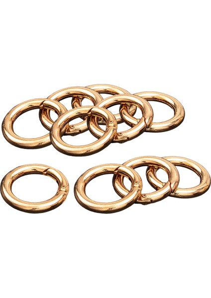 10pcs Yuvarlak Yay Snap Hooks Anahtar Zincirler Için Yay Karabinası Çanta Aureate 25mm (Yurt Dışından) modelleri