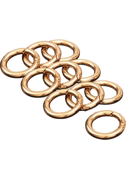 10pcs Yuvarlak Yay Snap Hooks Anahtar Zincirler Için Yay Karabinası Çanta Aureate 25mm (Yurt Dışından) fırsatları