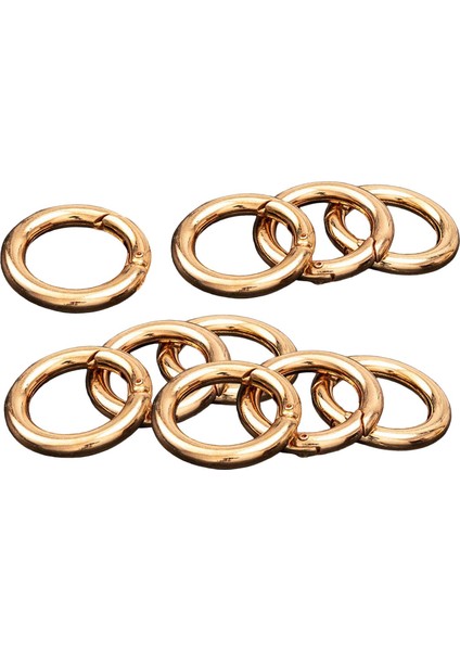 10pcs Yuvarlak Yay Snap Hooks Anahtar Zincirler Için Yay Karabinası Çanta Aureate 25mm (Yurt Dışından) indirimleri