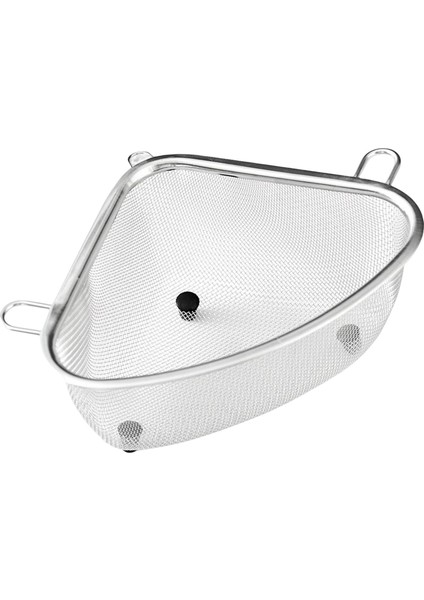 Sepet Asma Için Lavabo Organizatör Paslanmaz Çelik Üzerinde Kevgir Üçgen Süzgeç (Yurt Dışından)