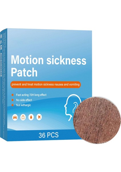 Carickness Sticker Airsickness Patch Seas Bovendness Için Araba Sürüşleri Trenler (Yurt Dışından)