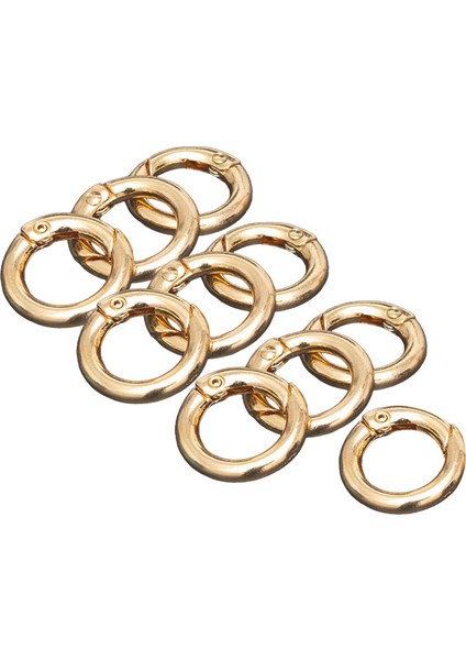10pcs Yuvarlak Yay Snap Hooks Anahtar Zincirler Için Yay Karabinası Çanta Aureate 20mm (Yurt Dışından) fırsatları
