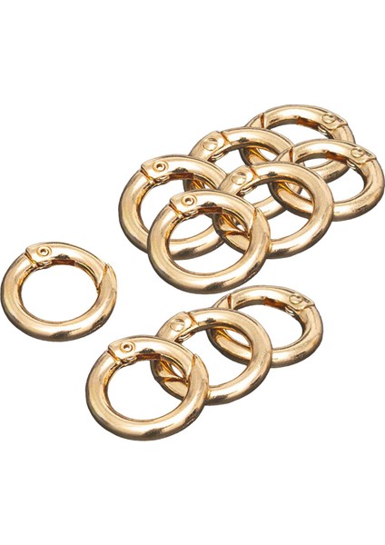 10pcs Yuvarlak Yay Snap Hooks Anahtar Zincirler Için Yay Karabinası Çanta Aureate 20mm (Yurt Dışından) indirimleri