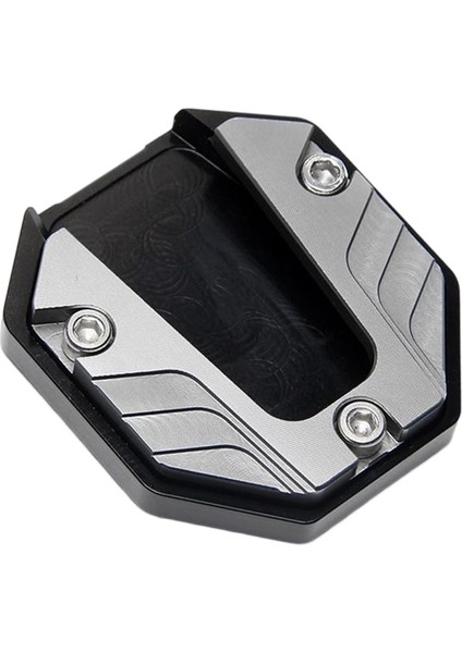 Motosiklet Kickstand Destekleme Pad Evrensel Dayanıklı Yedek Parçalar Premium Gri (Yurt Dışından)