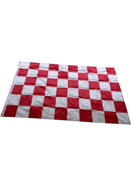 Kırmızı Ve Beyaz Kontrol Bayrağı Kapalı Dış Mekan Için Dayanıklı Damalı Yarış Bayrakları (Yurt Dışından) fırsatları