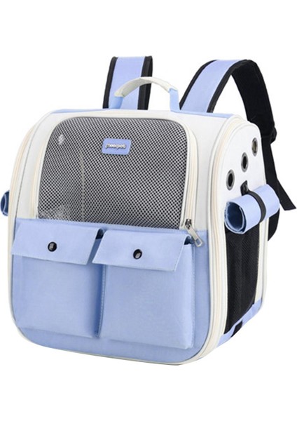 Pet Kedi Tyıcı Sırt Çantası Çıkabilir Havalandırma Açık Maviye Için Evcil Seyahat Çantası (Yurt Dışından) modelleri