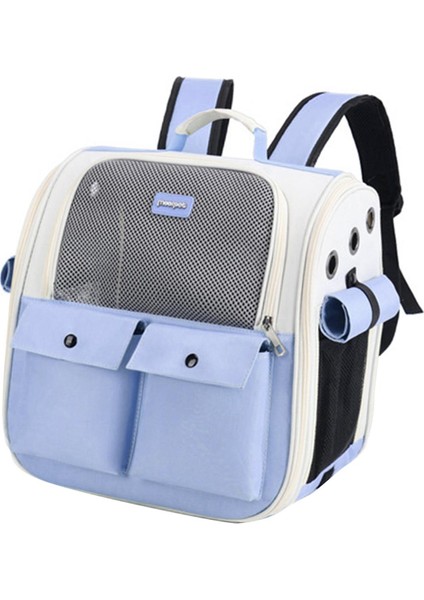 Pet Kedi Tyıcı Sırt Çantası Çıkabilir Havalandırma Açık Maviye Için Evcil Seyahat Çantası (Yurt Dışından) fırsatları