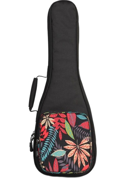 Ukulele Taşıma Kasa Su Geçirmez Sırt Çantası, Ayarlanabilir Kayışlarla Dolu Kalınlıkta 23 Inç Siyah (Yurt Dışından)