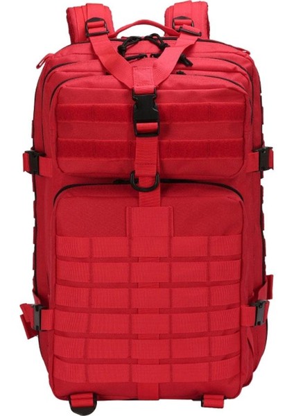 Taşınabilir Dayanıklı Açıkık Yürüyüşü Haversack Packıralama Çanta Kırmızı (Yurt Dışından)