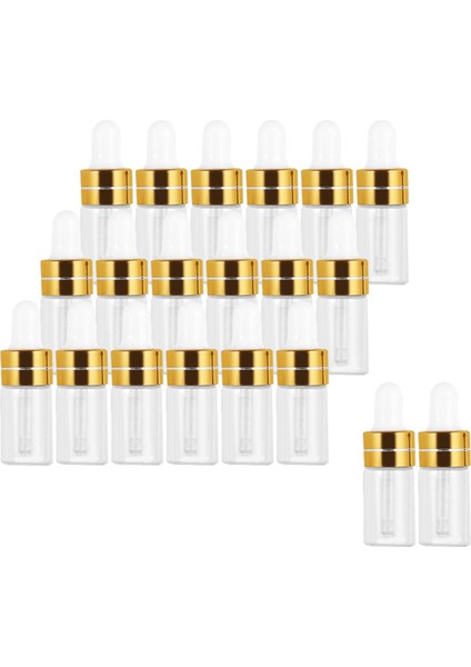 Parfüm Yağları Için Sızdır Yalıplı 20x Cam Damlalı Şişeler Altın 2ml (Yurt Dışından) modelleri