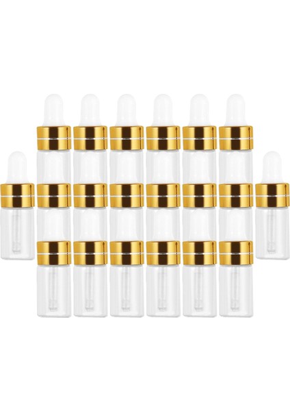 Parfüm Yağları Için Sızdır Yalıplı 20x Cam Damlalı Şişeler Altın 2ml (Yurt Dışından) fırsatları