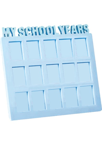 Okul Yılları Günü Kolaj Çerçevesi Mavi (Yurt Dışından) fiyatları