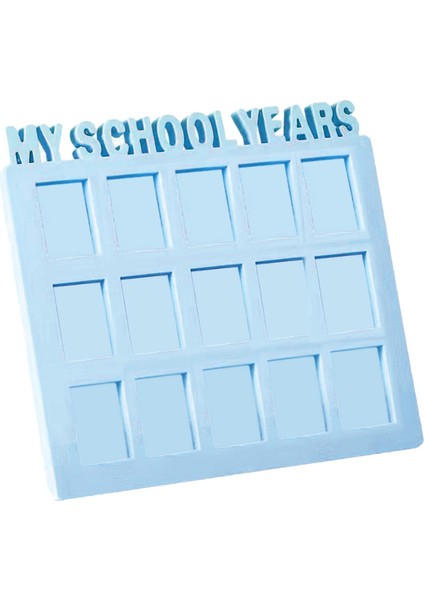 Okul Yılları Günü Kolaj Çerçevesi Mavi (Yurt Dışından) modelleri