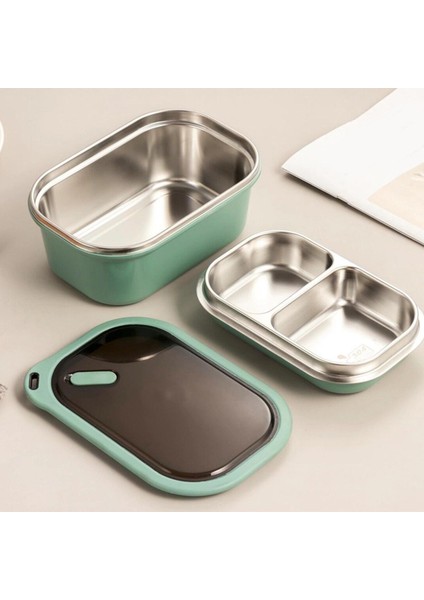 Piknik Için 1200ml Paslanmaz Bento Öğleği Kutusu, Kamp Açık 2 2 Katman Yeşil Kullanır (Yurt Dışından) modelleri