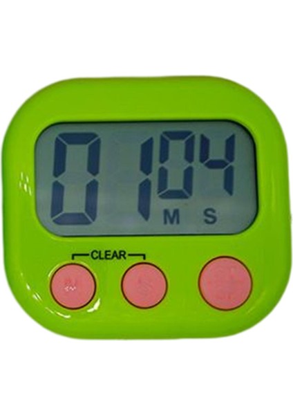 Dijital Zamanlayıcı Lcd Ekran Öğretmenler Için Yüksek Alarm Banyo Ofisi Yeşil (Yurt Dışından)